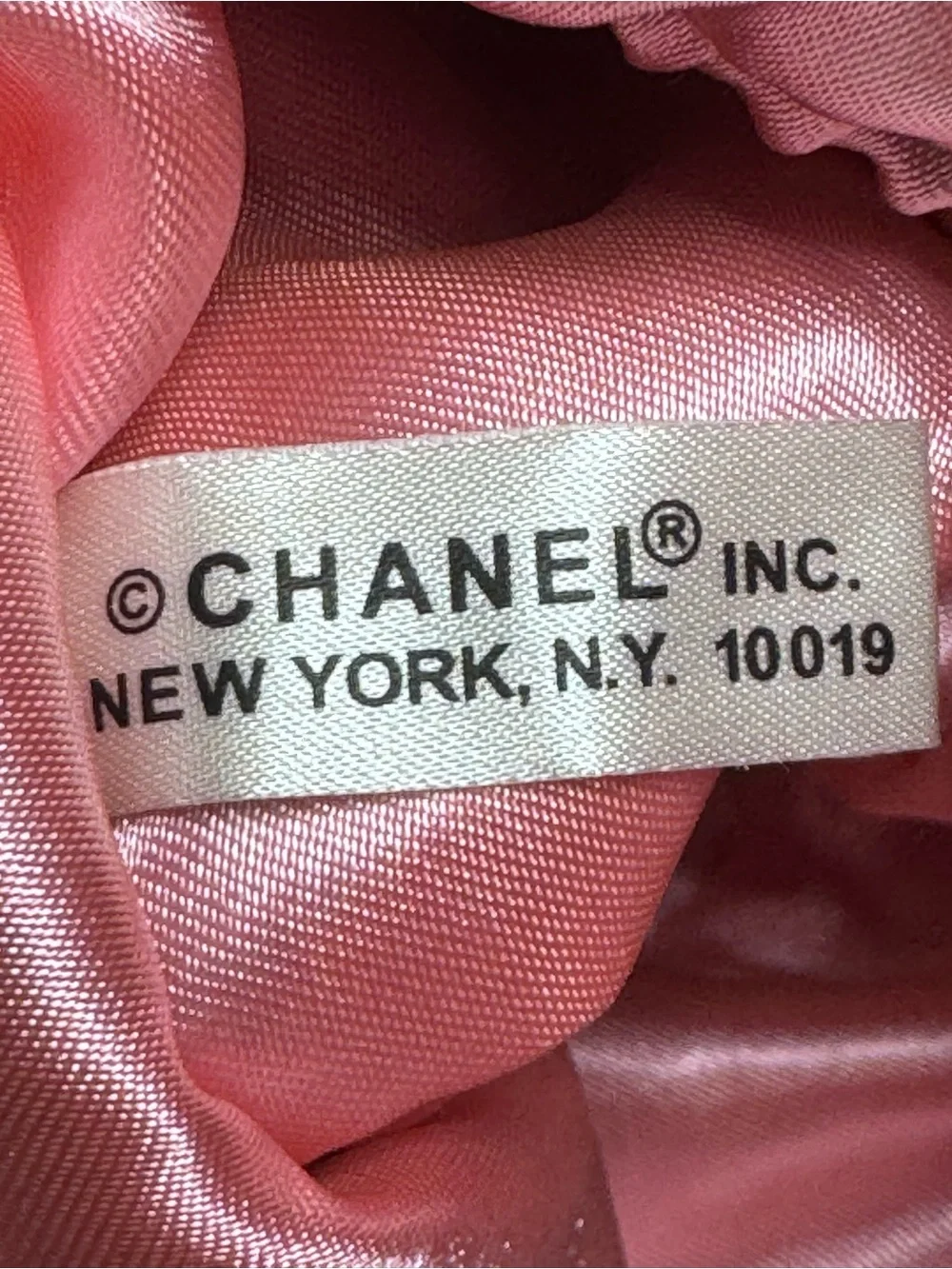 CHANEL Beauté Black Drawstring Cosmetic Pouch